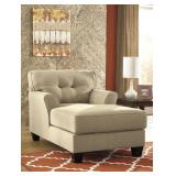 Ashley 591Laryn Khaki Linen Chaise Lounge