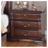 Isabella Large 3 Drawer Nightstand