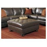 Ashley 316 Durablend Antique XL Tufted Ottoman