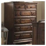 Bernhardt 347 Highboy 5 Drawer Chest