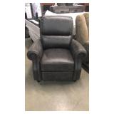 JC Home Gray Pressback Recliner