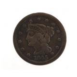 1845 Braided Hair Copper Large Cent *Super Nice