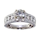 18kt Gold 1.84 ct Round Brilliant Diamond Ring