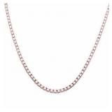 Brilliant Rose Gold 3.75 ct Tennis Bracelet