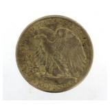 1944 AU Walking Liberty Silver Half Dollar