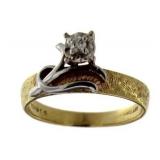 14kt Gold Vintage Diamond Dinner Ring