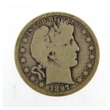 1897-S Barber Silver Half Dollar *MAJOR KEY Date