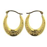 14kt Gold 19mm Hoop Earring