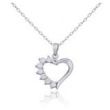 Diamond Accent Heart Pendant
