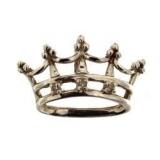 10kt Gold Princess Crown Pendant