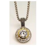 Brilliant 6.00 ct White Topaz Necklace