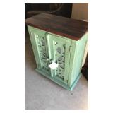 Elements Green Mirror Front Cabinet