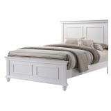 Queen - Simmons White Panel Bed