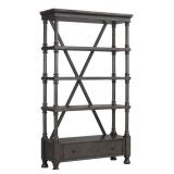 Ashley H624 Devenstead Gray Large Bookcase