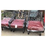 NICE Outdoor Glider Rocking Chair *4 Chairs-3