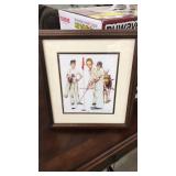 Norman Rockwell Sports Print