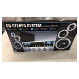 Vintage Style CD Stereo System w/Bluetooth