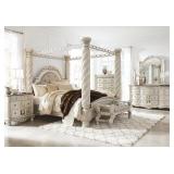 King - Ashley Cassimore 5 pc Poster Bedroom Suite