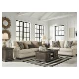 Ashley 766 Harrieston Linen Sofa & Love Seat