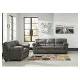 Ashley 12001 Bladen Slate 90" Sofa & Love Seat