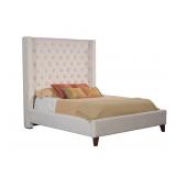 Queen JGW-128O1 Ivory Designer Bed