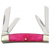 Rough Rider Pink Bone Handle Tiny Congress Knife