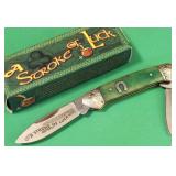 Rough Rider Canoe "A STROKE OF LUCK" Knife