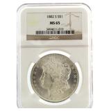 1882-S MS65 Morgan Silver Dollar *KEY Grade