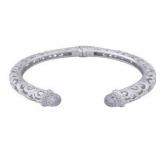 Elegant Filigree Bangle Bracelet