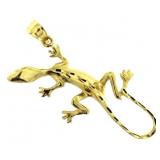 14kt Gold Lizard Pendant