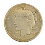 1924 Peace Silver Dollar