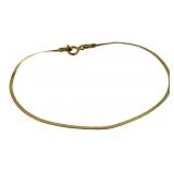 14kt Gold 7" Harringbone Bracelet