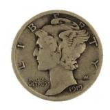 1919-D Mercury Silver Dime *Key Date