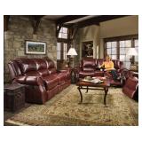 Corinthian 999 LEATHER Reclining Sofa & Love Seat