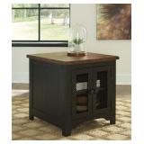 Ashley T468 Square Storage End Table