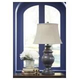 L235354 Ashley XL Antique Black 30" Lamp