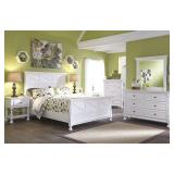 Full - Ashley B502 Kaslyn 5 pc Panel Bedroom Suite