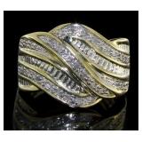 Beautiful Diamond Accent Designer Ring