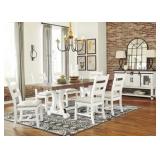 Ashley D546 Valeback Dining Table & 6 Chairs