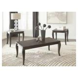 Ashley T316-13 Vintelli 3 pc Coffee & 2 End Tables