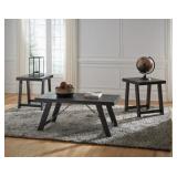 Ashley T351 Farmhouse 3 pc Coffee & 2 End Tables