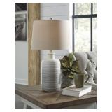 Ashley L121854 Marnina Taupe 25" Designer Lamp