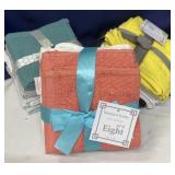 (3) Sets of (8) Cotton 12"x12 Washcloths