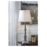 Ashley L328604 Zimba XL Distressed Gray Lamp