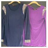 (4) XS Ladies Tops (4) Colors