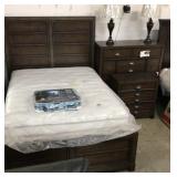 Queen Pulaski 5 pc Apothecary Style Bedroom Suite