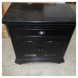 Elements Brooke Black Nightstand As Is