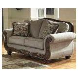 Ashley 57603 Cecilyn Wood Trim Love Seat