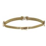 14kt Gold Italian 7" Designer Bracelet