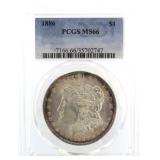 1886 MS66 Morgan Silver Dollar *KEY Gem Grade